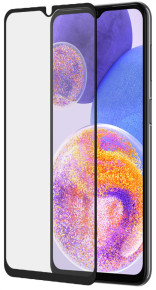 Скрийн протектор от закалено стъкло  5D FULL SCREEN Full Glue напълно залепващ за Samsung Galaxy A23 4G SM-A235F /  Samsung Galaxy A23 5G SM-A236U черен кант 